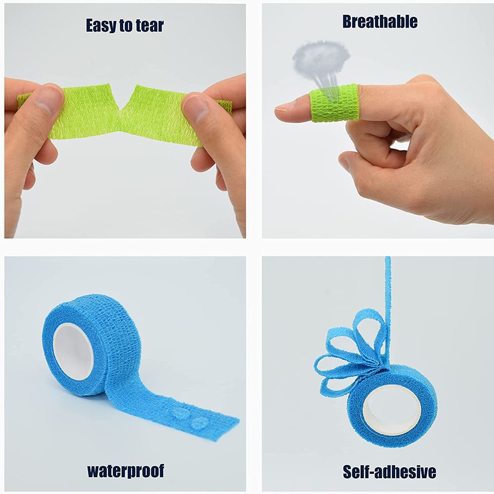 Băng dính 4m bảo vệ ngón tay ghi viết đàn hồi ngăn nứt nẻ chống chai cho học sinh