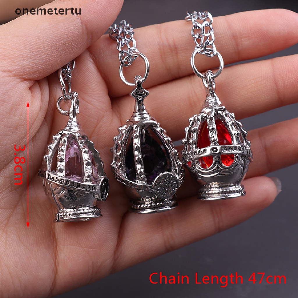 Set 2 Vòng cổ + Nhẫn + Mặt Đá Quý Nhân Tạo Hình Anime Puella Magi Madoka Magica Làm Quà Tặng Tiệc Tùng