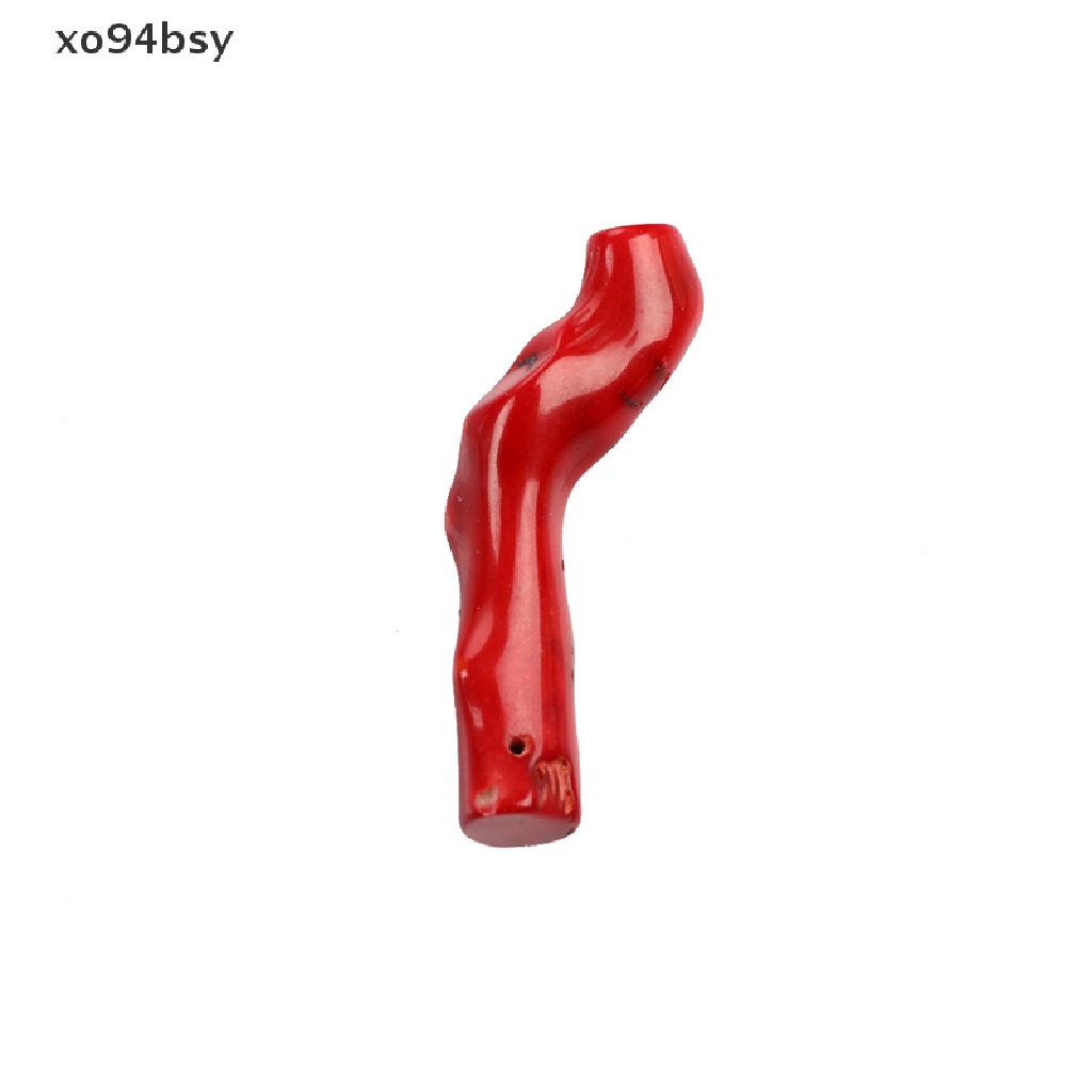 Set 5 Chuỗi Hạt xo94bsy Màu Đỏ San Hô Tự Nhiên Hình Cành Cây Xinh Xắn