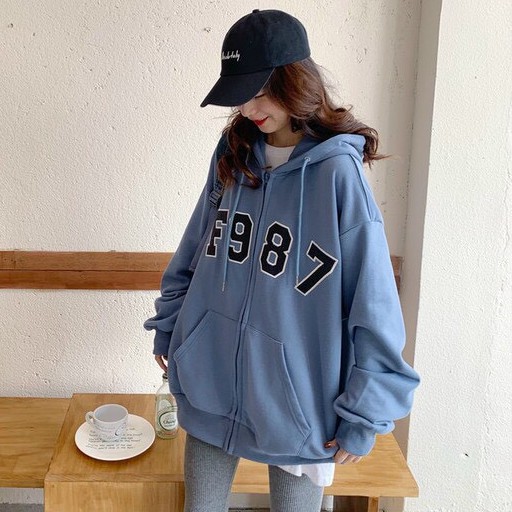 Áo Nữ, Áo Khoác Nữ F9 Chất Nỉ Phối Mũ Siêu Xinh Siêu Hot | BigBuy360 - bigbuy360.vn