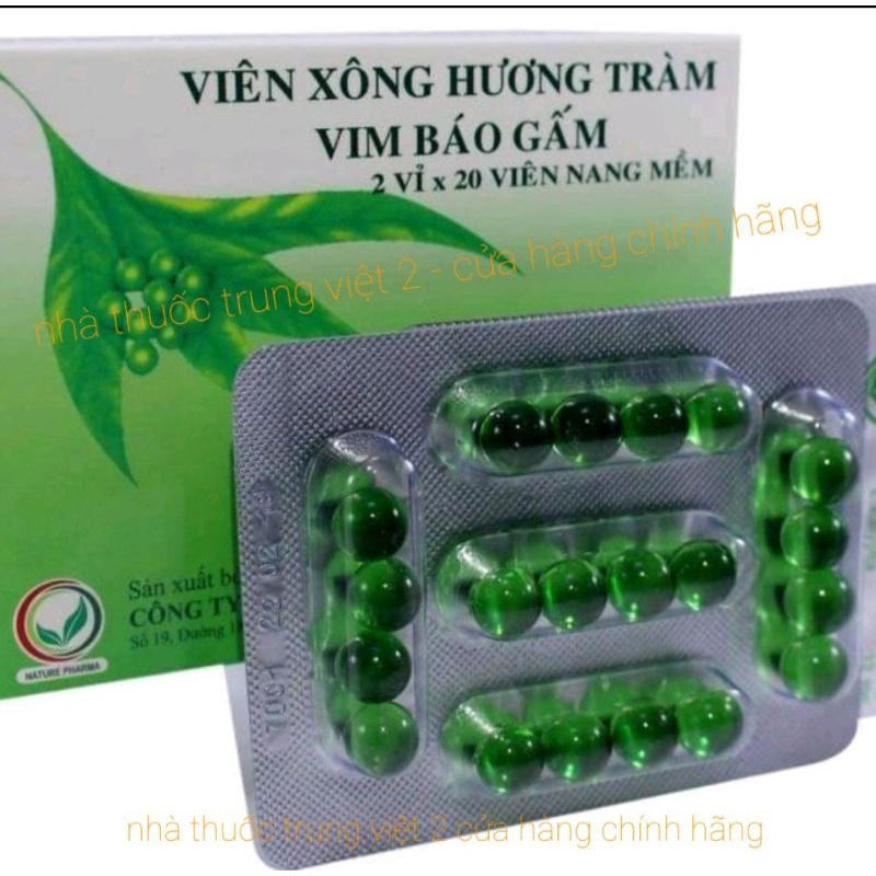 Viên xông tinh dầu hương tràm