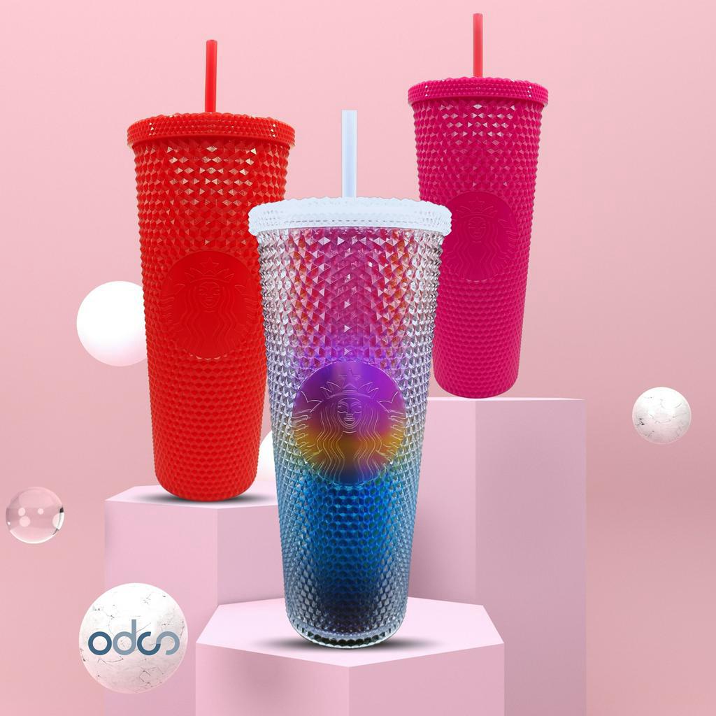 Ly Starbuck Vân Kim Cương Logo Khắc Rõ Nét Dung Tích 710ml - OrderChinaTanGoc