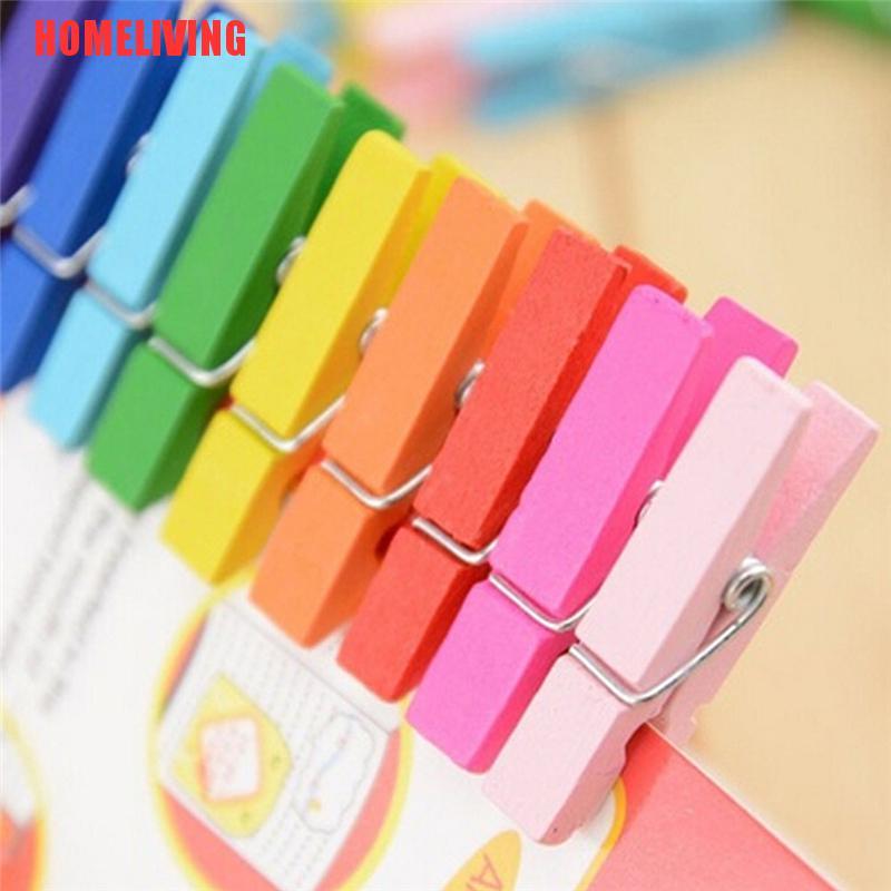 [HOMELIVING] Set 50 Kẹp Gỗ Tự Nhiên Mini Kẹp Ảnh / Giấy / Quần Áo Thủ Công Bán Chạy