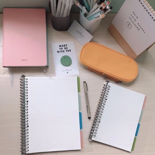 Binder Sổ Lò Xo Bìa Trong Suốt
