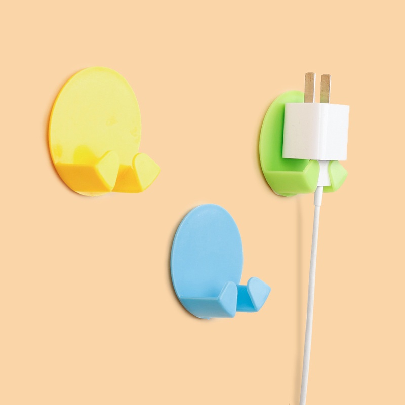 Set 2 giá đỡ dây cáp kẹp tường đa năng sắp xếp gọn gàng