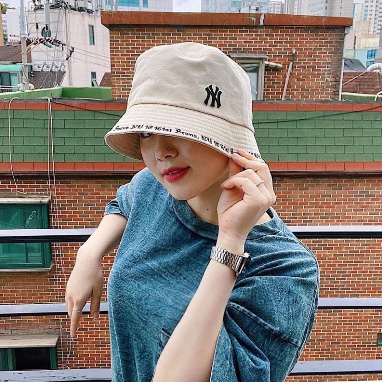 ⭐️Hàng Xịn⭐️ Nón Bucket Màu Kem Logo Thiêu, Viền Thêu - Giá Rẻ - Chất Lượng Chính Hãng 👒