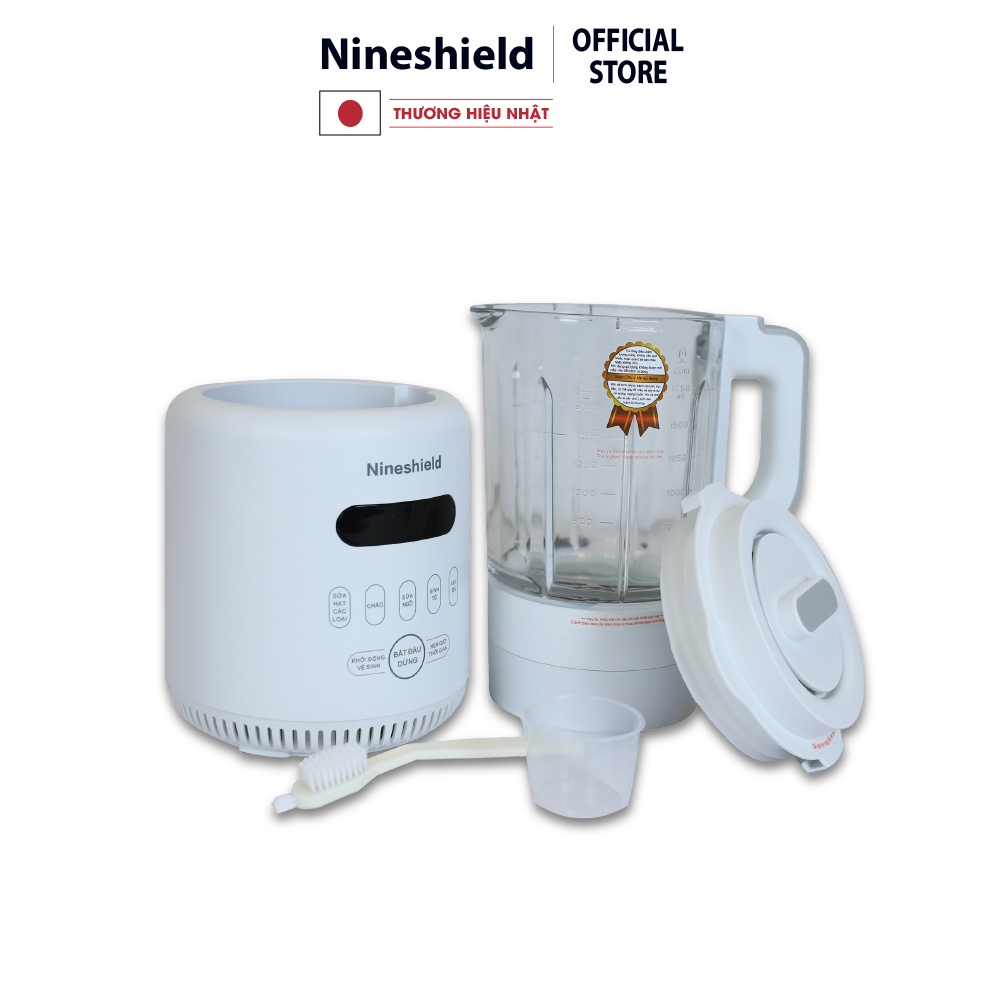 [Mã ELMALL10 giảm 10% đơn 500K] Máy Làm Sữa Đậu Nành, Sữa Hạt Đa Năng 8 In 1 Nineshield KB-503