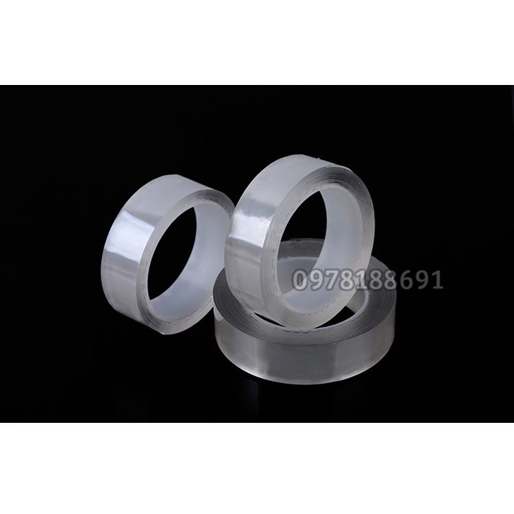 Cuộn Băng Dính 2 Mặt Trong Suốt 3M Công Nghệ Nano Nhật Bản