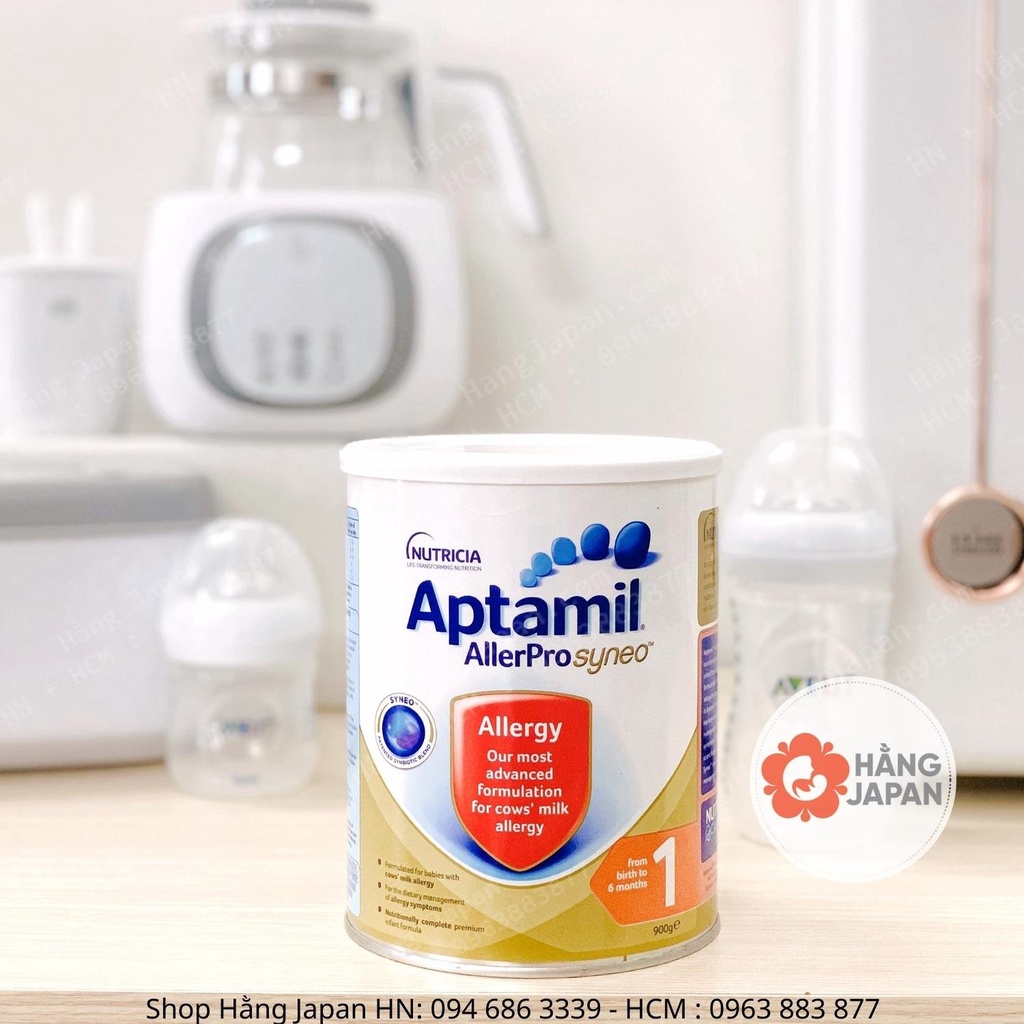 Sữa Aptamil AllerPro Syneo 1 2 3 cho bé dị ứng đạm bò 900g
