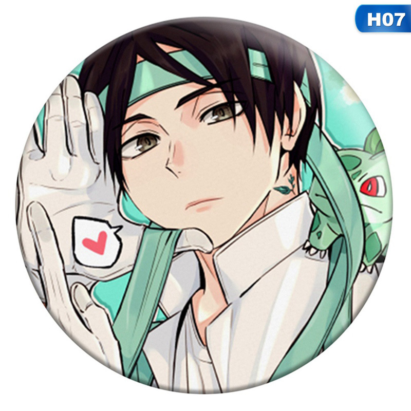 flowersqueen Huy hiệu cài áo in hình nhân vật Haikyuu