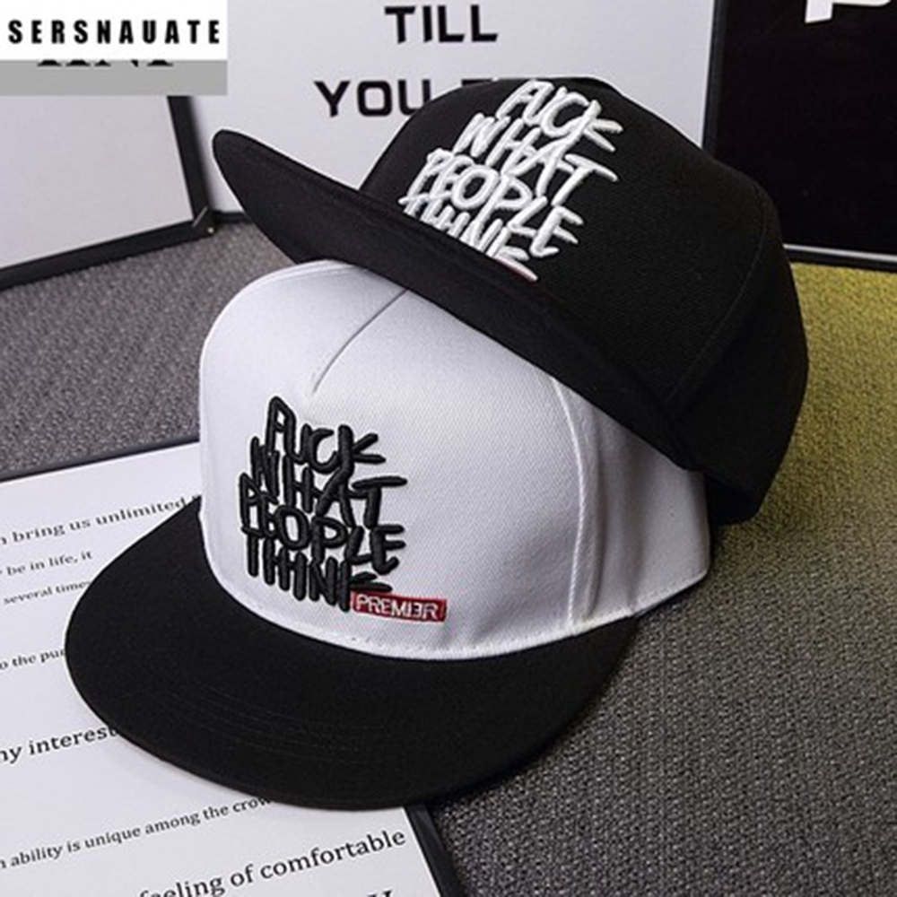 Mũ Lưỡi Trai Thêu Chữ Phong Cách Hip Hop