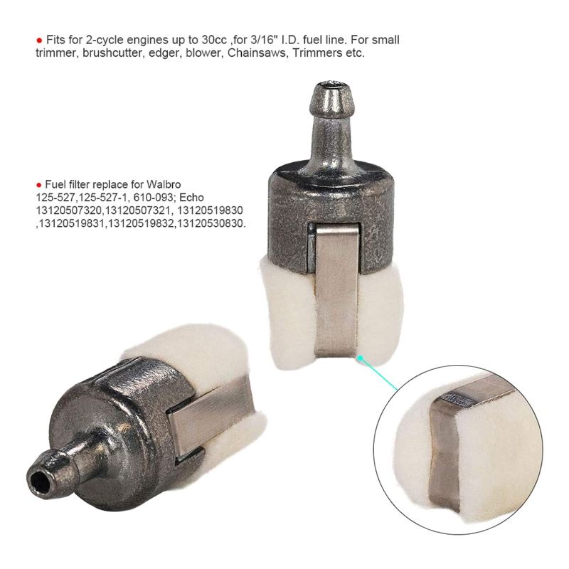 Bộ 7 Phụ Kiện Lọc Nhiên Liệu 125-527 Cho Shindaiwa T230 T231 Echo 13120507320 Phụ Kiện Thay Thế Cho Máy Hút Bụi Tiện Dụng