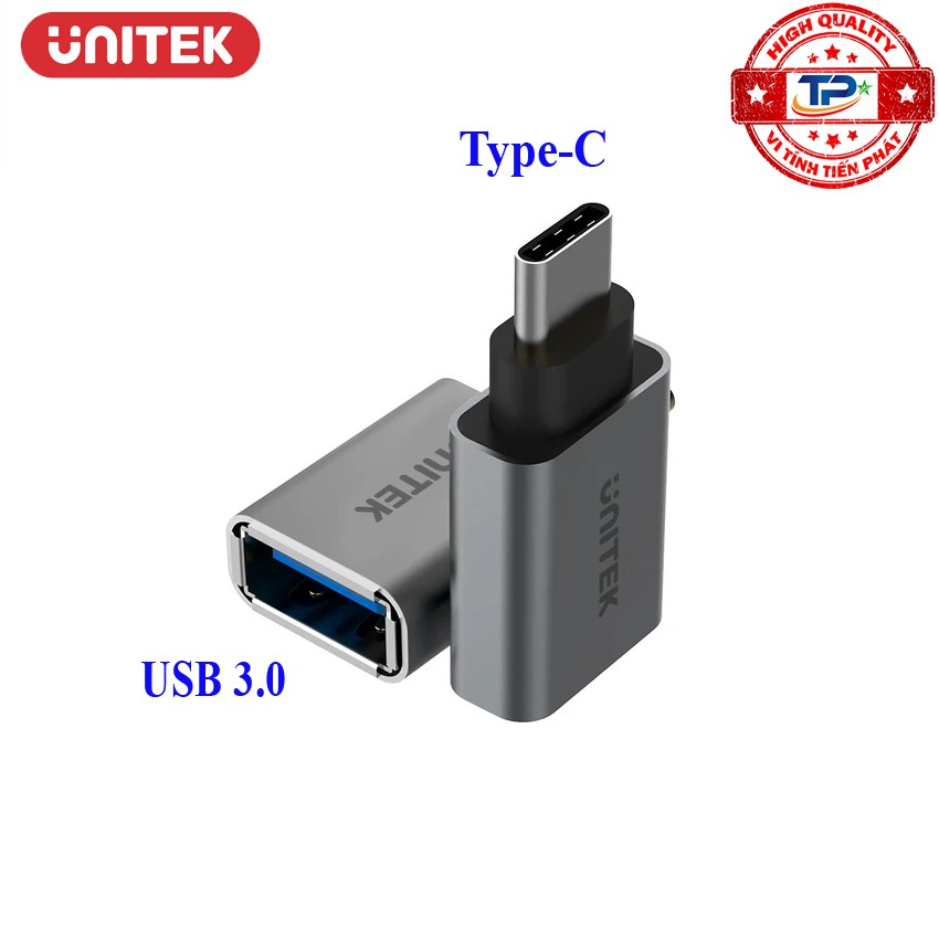 Đầu chuyển Type-C sang USB 3.0 Female OTG - Unitek Y-A025CGY / Y-A025DGY