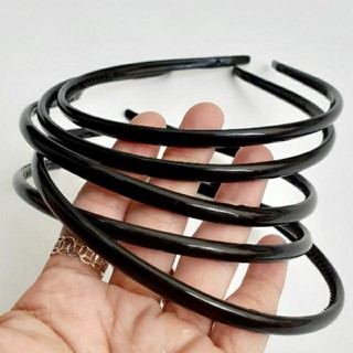 Combo 5 cái Bờm cài tóc trơn nhựa mềm (bản nhí 6mm)
