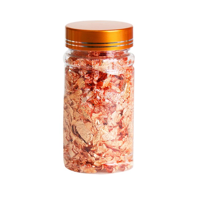 Hộp 3g lá vàng/bạc lấp lánh dùng làm đồ trang sức