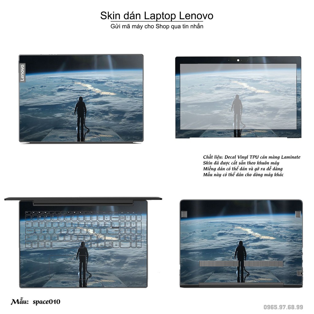 Skin dán Laptop Lenovo in hình không gian _nhiều mẫu 2 (inbox mã máy cho Shop)