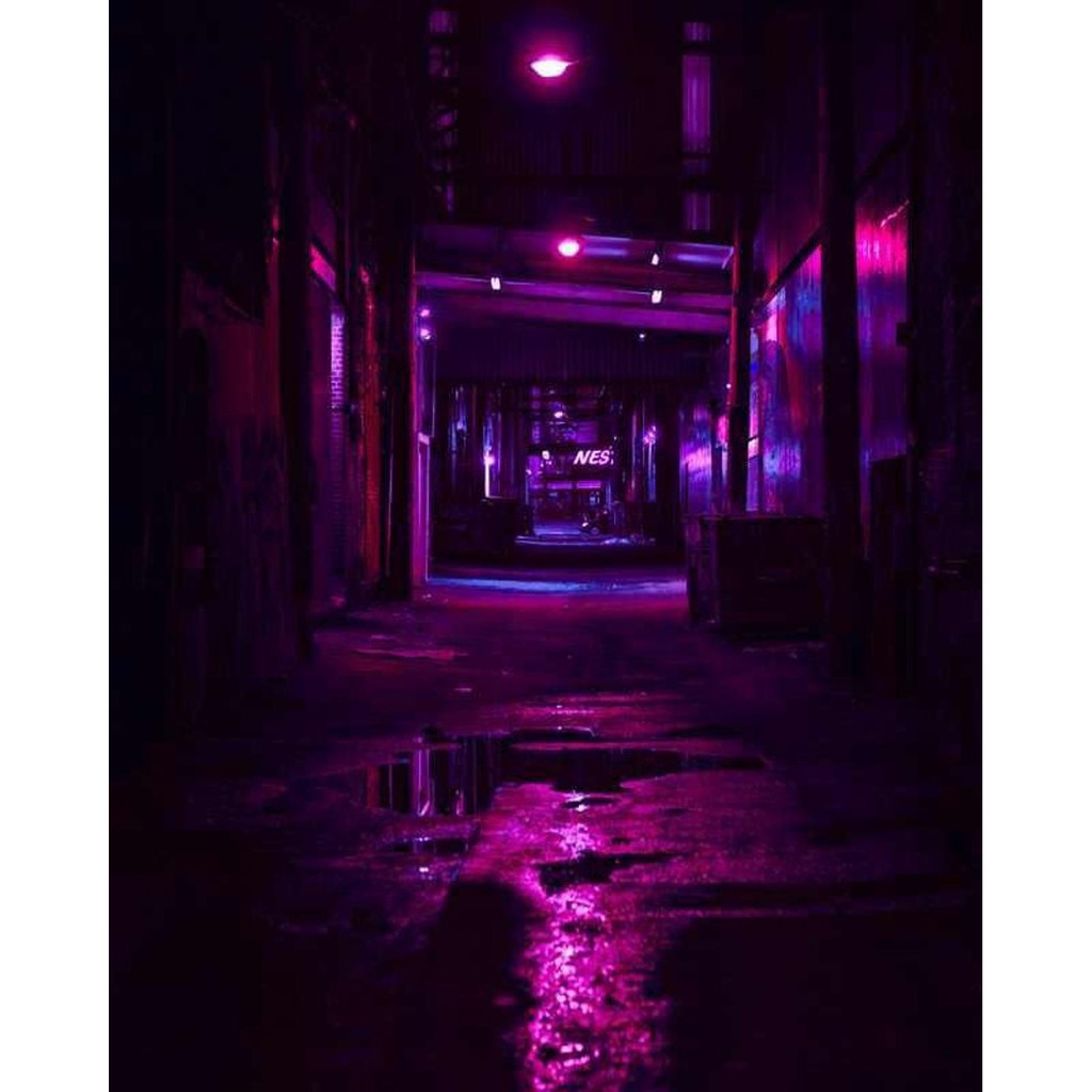 Wall Collage dán tường trang trí decor phòng ngủ - theme VAPORWAVE neon siêu bắt mắt