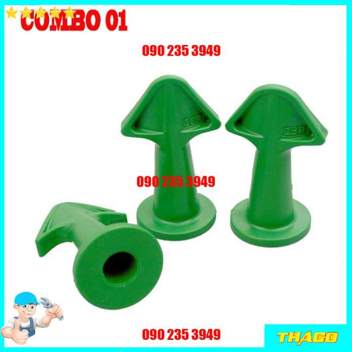 Combo đầu bắn keo silicone - Bộ dụng cụ cạo tuốt miết chỉnh mạch keo silicon xây dựng nhôm kính DCG