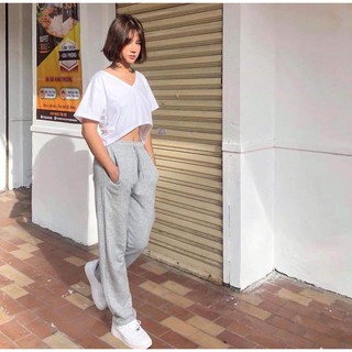 QUẦN JOGGER NỮ ỐNG SUÔNG