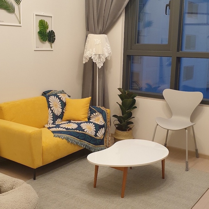 Bàn trà sofa hình hạt đậu hàn quốc thương hiệu MW FURNITURE - Nội thất căn hộ