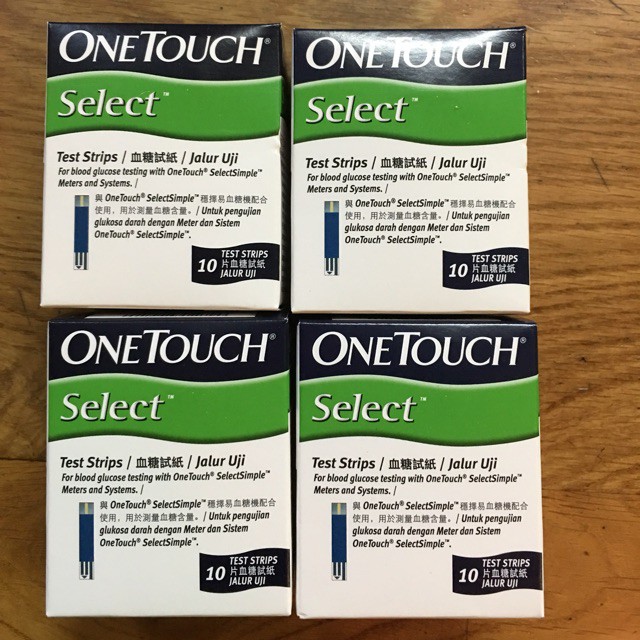 Que thử tiểu đường One Touch Select 10 que