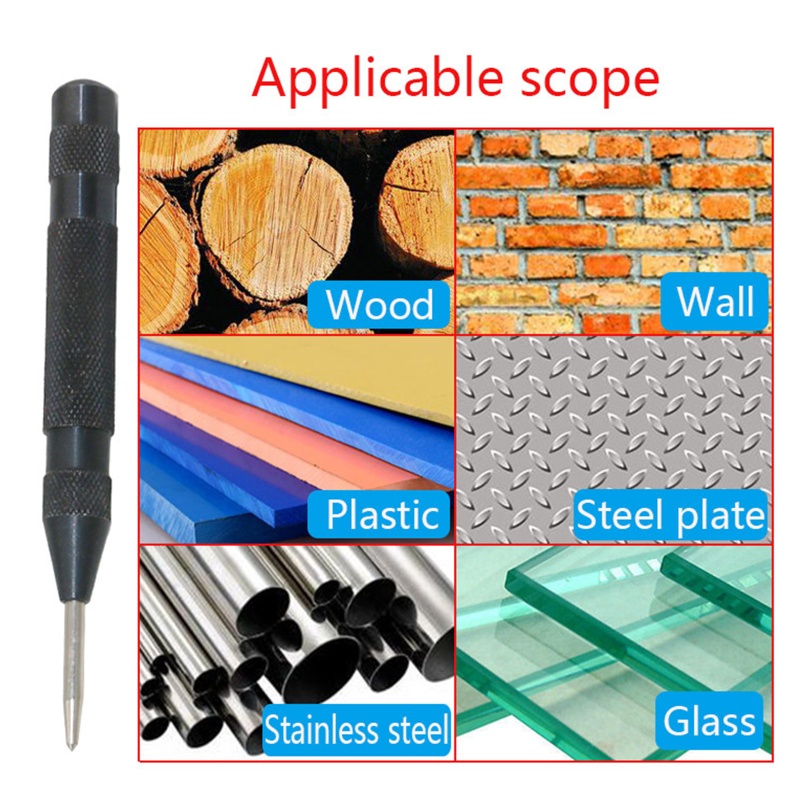Dụng Cụ Đục Lỗ Tự Động Đa Năng Độ Bền Cao 131mm Cho Thợ Máy Móc