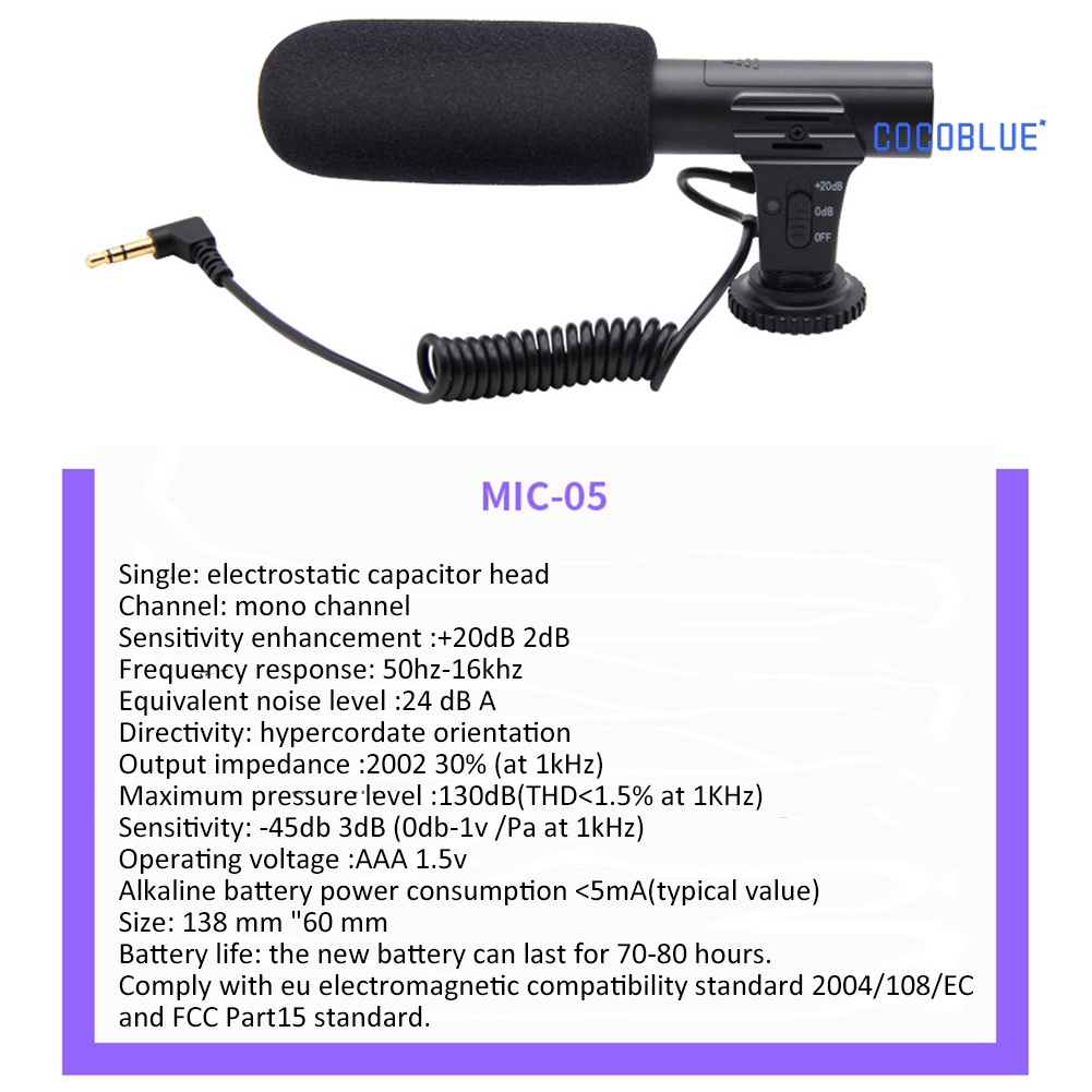 Phụ Kiện Microphone Hình Trái Tim LTP MIC-05 Cho Máy Ảnh