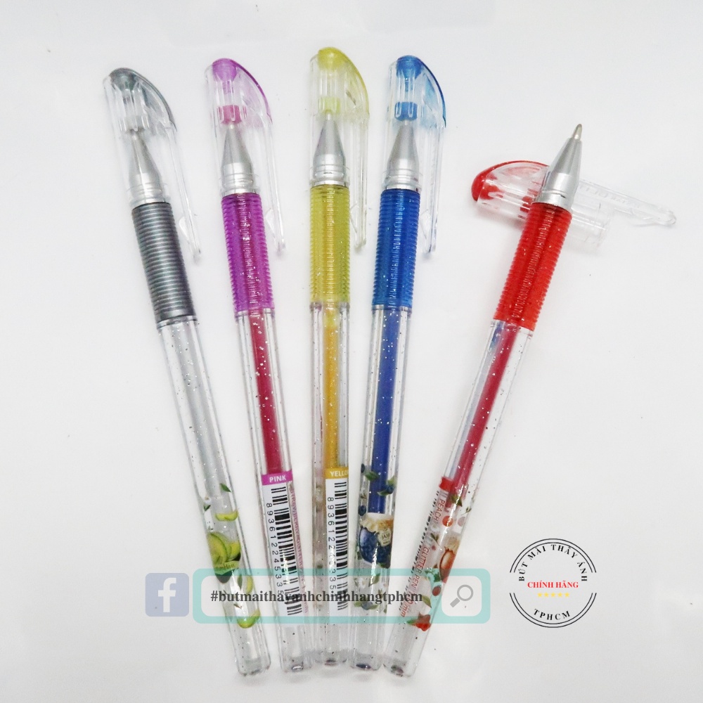 Bút gel nhũ 1.0 mm có kim tuyến viết thiệp