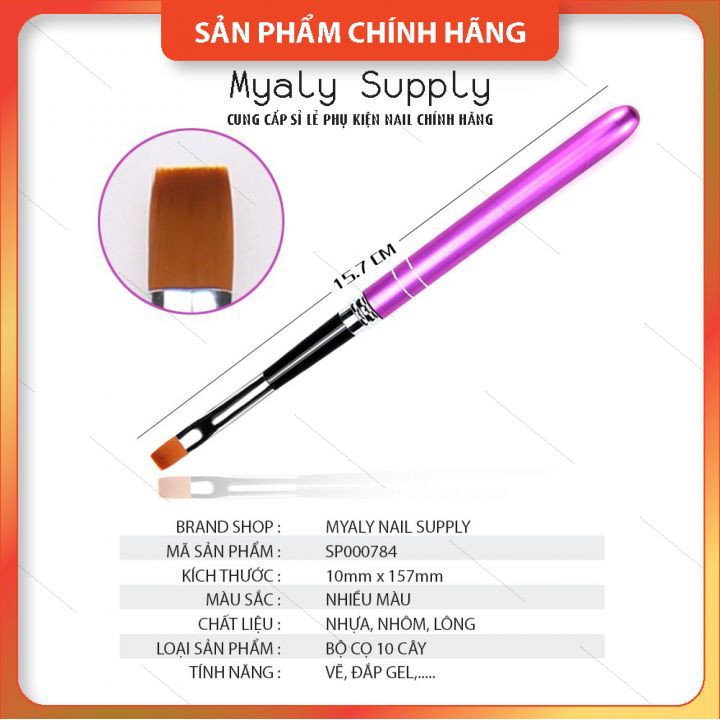 Cọ Vẽ Nail Nét Hoa Cúc Cọ Bản Màu Nước Bộ 10 cây SP000784