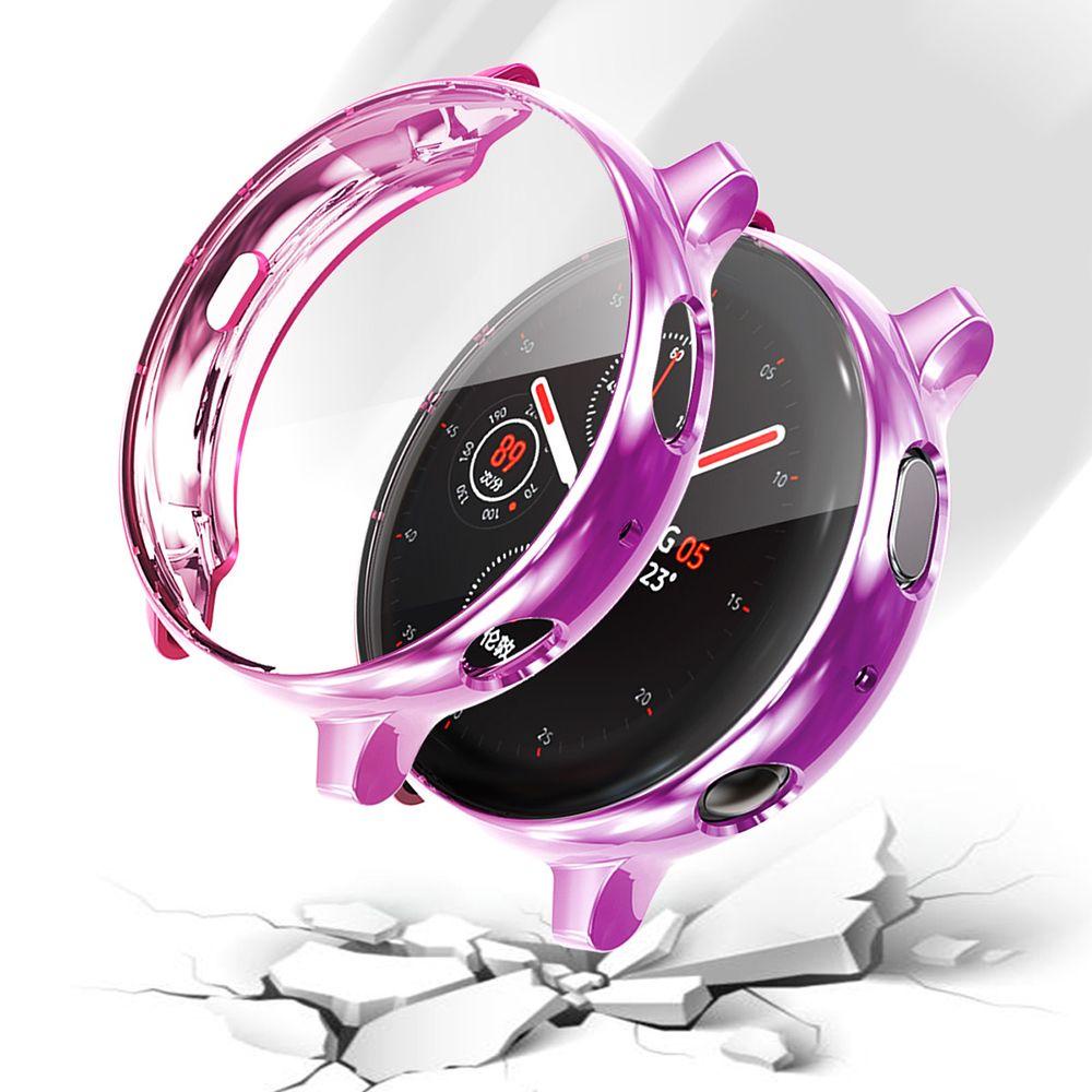Ốp Điện Thoại TPU Mềm Siêu Mỏng Mạ Viền Nhiều Màu Sắc Cho Samsung Galaxy Watch Active 2 40 44mm