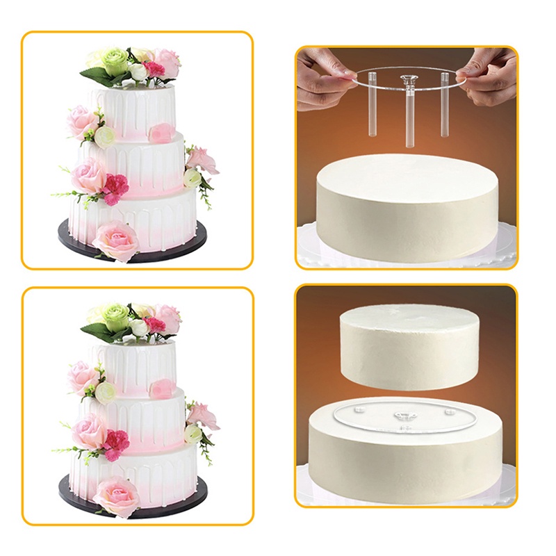 Giá Đỡ Bánh Kem Nhiều Tầng Hình Tròn Tiện Dụng Cho Nhà Bếp DIY