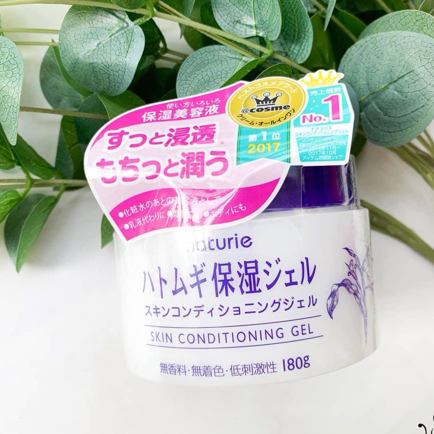 Dưỡng ẩm Nature ý dĩ - Naturie kem dưỡng Ý Dĩ Dạng Gel 180gr - Nhật Bản