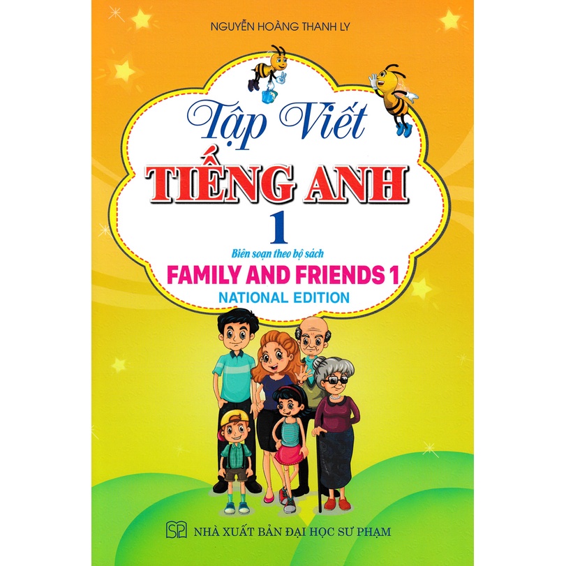 Sách -  Tập viết Tiếng Anh 1 national edition  Được Biên Soạn  Theo Bộ Sách family and friends 1