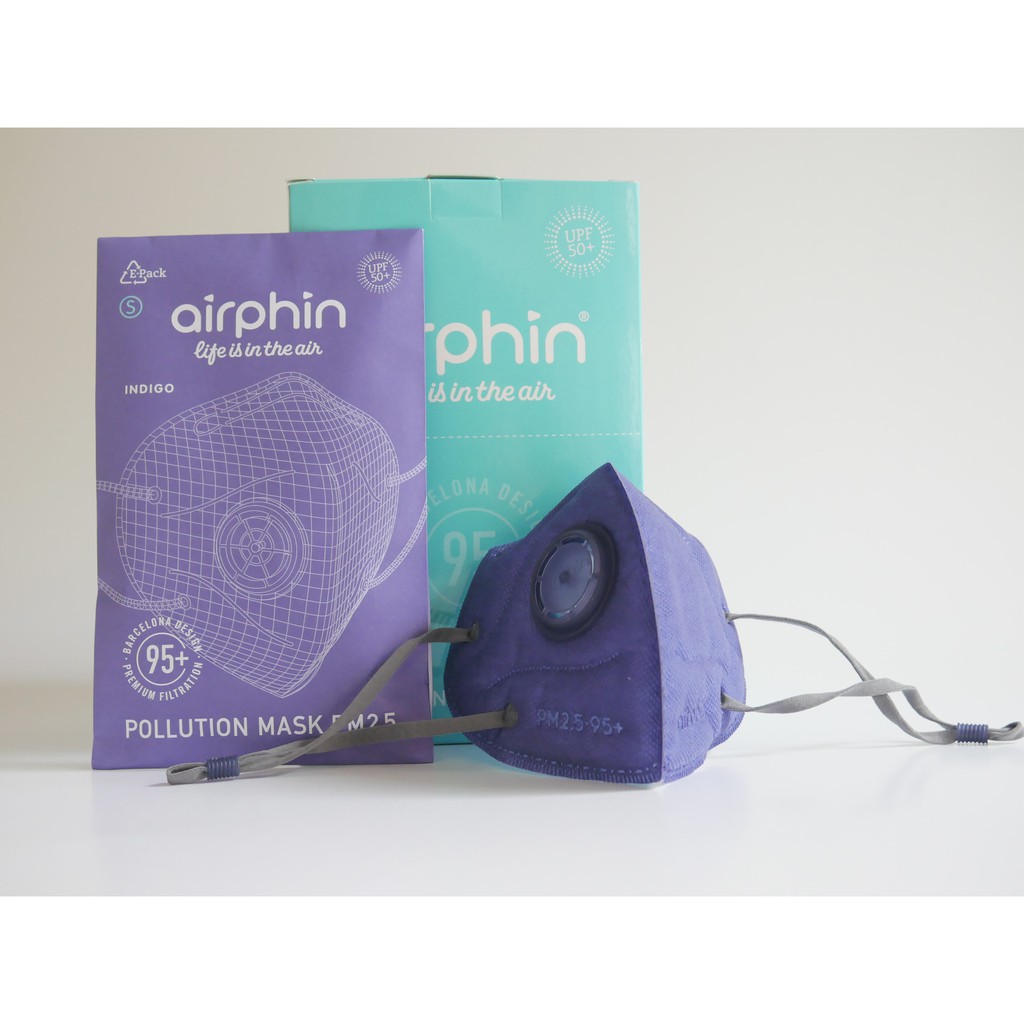 Khẩu trang chống ô nhiễm PM 2.5 AIRPHIN [MẪU MỚI + ĐỦ MÀU] | BigBuy360 - bigbuy360.vn