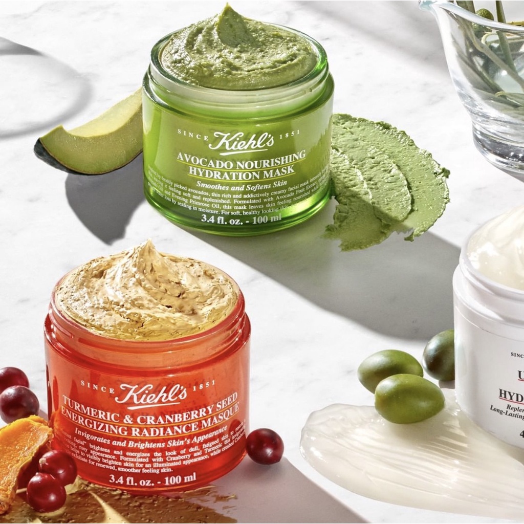 Mặt Nạ Kiehls Nghệ Việt Quất - Kiehls Turmeric &amp; Cranberry Seed Energizing Radiance Masque - Mask Nghệ Kiehls