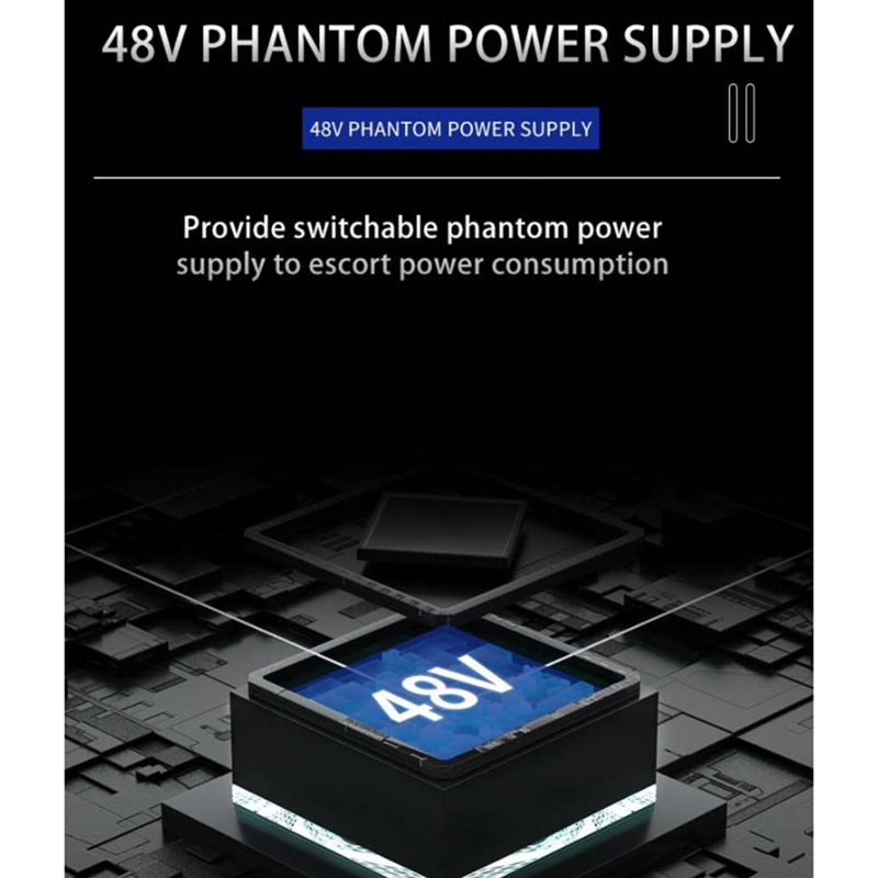 Bảng Mạch Âm Thanh TEYUN Q-12 Giao Diện 4 Kênh 48V Chuyên Dụng Cho Máy Tính Thẻ