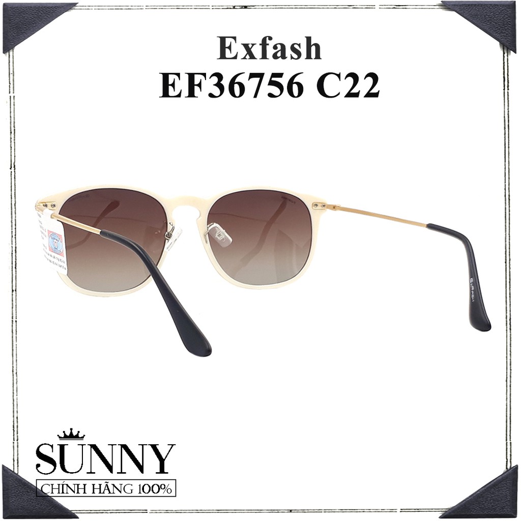 EF36756 - kính mắt Exfash chính hãng Korea, kèm tem thẻ chống hàng giả do bộ công an cấp