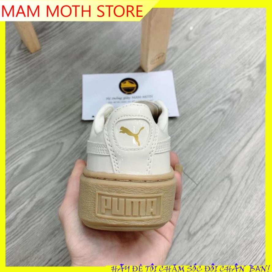 Giày PM đế nâu hàng cao cấp ban trung vip full size full phụ kiện MAM MOTH