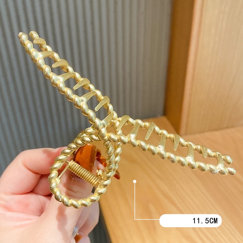 Kẹp Tóc Hình Đầu Cá Mập Hai Màu Phong Cách Hàn Quốc