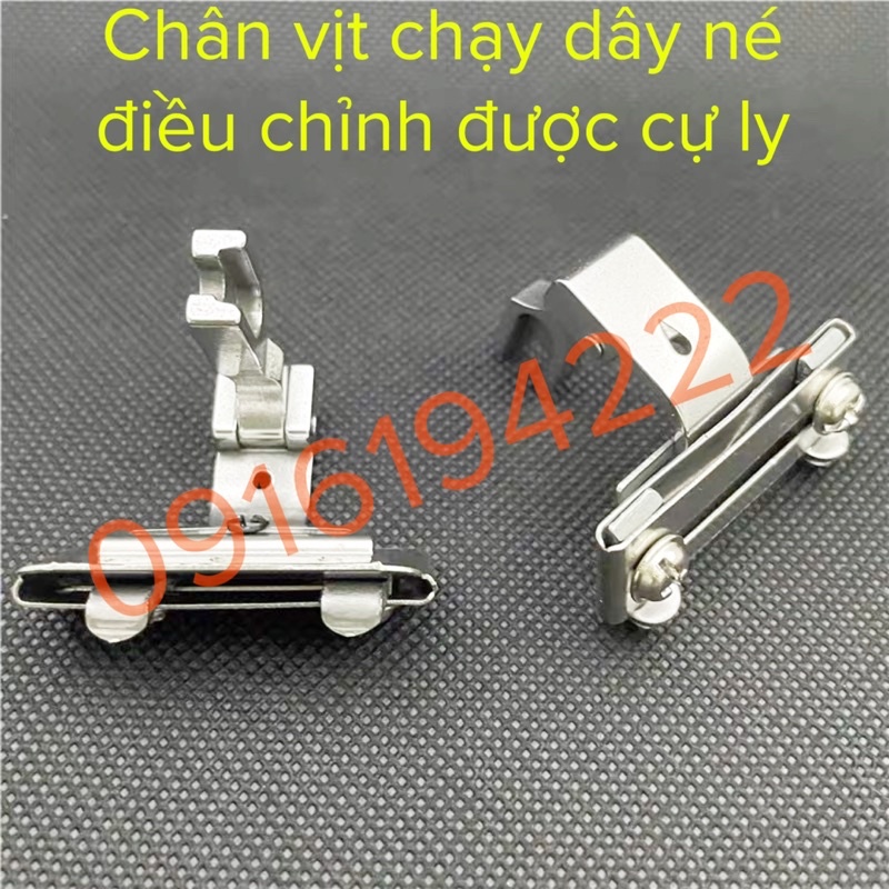 Chân vịt chạy dây đa năng-chạy dây né điều chỉnh được cự ly-Dùng máy công nghiệp 1kim