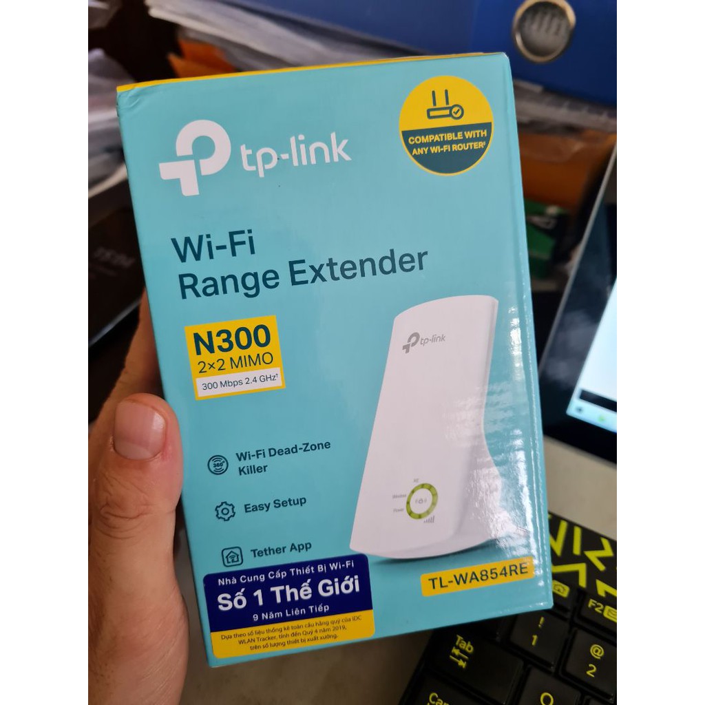 TP-Link Bộ mở rộng sóng Wifi 300Mbs -TL-WA854RE - Hàng Chính Hãng