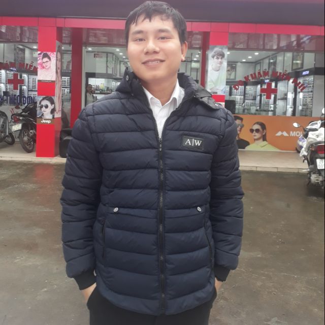 Phao nam A/w hàng trần bông ngang