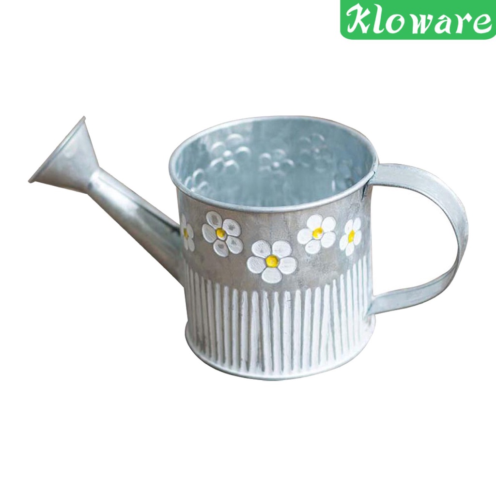 Xô Sắt Đựng Chậu Hoa Trang Trí Ban Công Sân Vườn