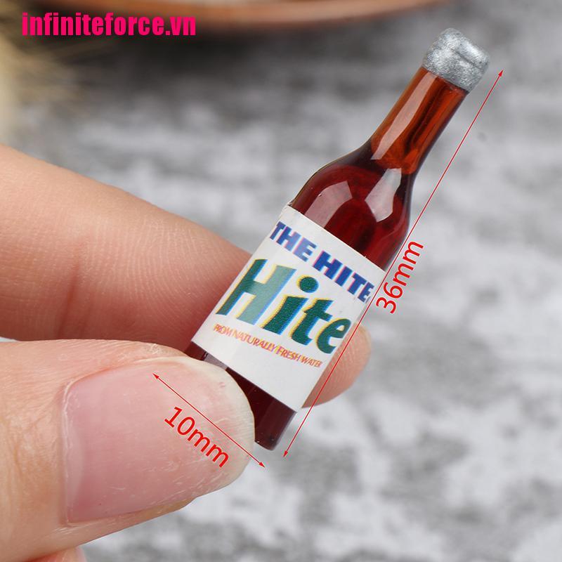 Bộ 8 Chai Rượu Mini Tỉ Lệ 1: 12 Trang Trí Nhà Búp Bê