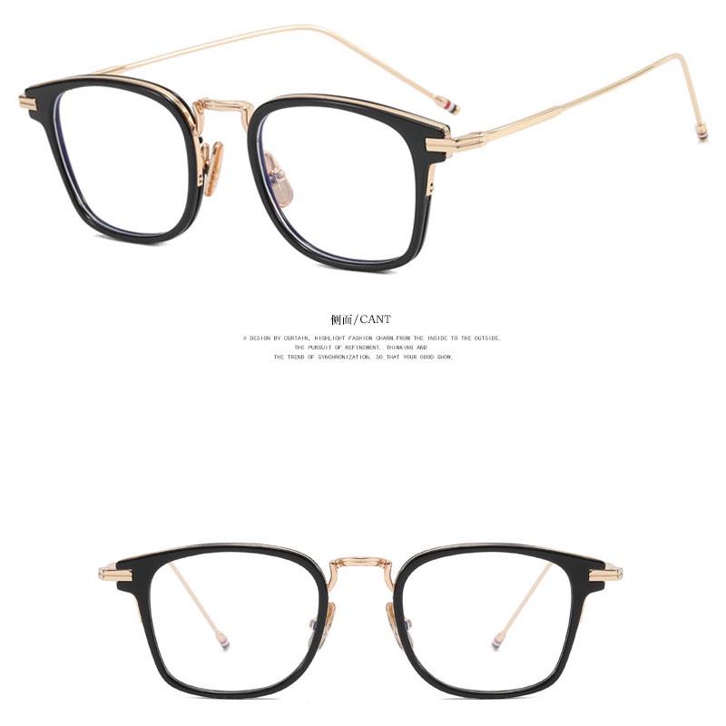 Mắt Kính Gọng Vuông Chống Bức Xạ TR90 Cho Nam Nữ