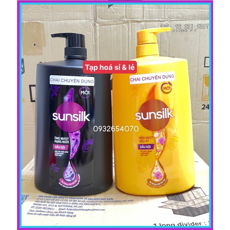 Dầu gội Sunsilk đen chai 1,4 kg