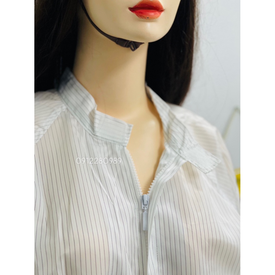 Quần áo liền thân chống tĩnh điện phòng sạch phòng lab _ Hình chụp thật