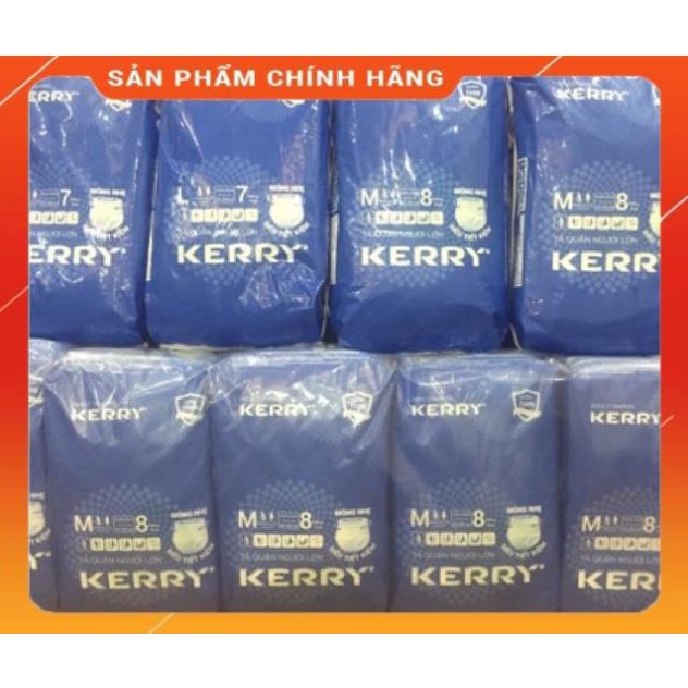 Combo 6 gói bỉm quần người lớn, bà mẹ sau sinh Kerry size M 48 miếng, size L 42 miếng