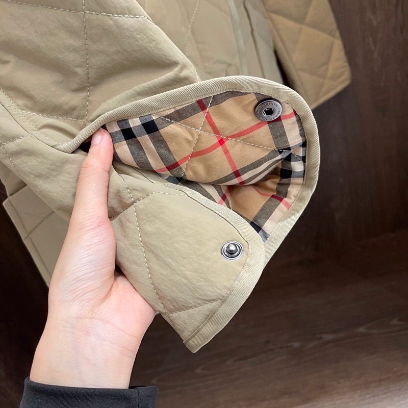 Áo khoác nữ phong cách vintage thương hiệu thời trang cao cấp Burberry