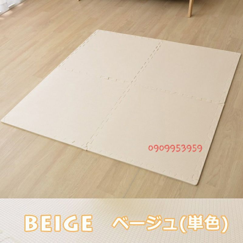 Thảm xốp mà kem (be) 60×60×1cm